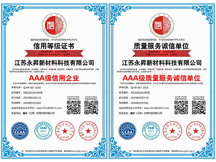 信用等级证书/质量服务诚信单位